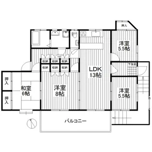 ラメール世田谷【1階】の間取り