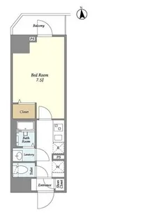 グランカーサ王子【8階】の間取り