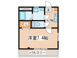 エスポワール城山【2階】の間取り