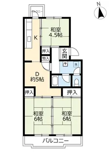 UR室住【2階】の間取り
