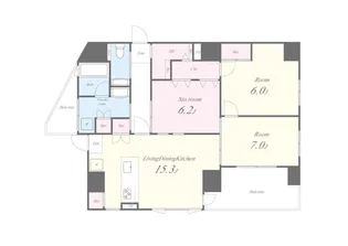 クレイラ西早稲田【10階】の間取り