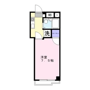 第6泉マンション【1階】の間取り