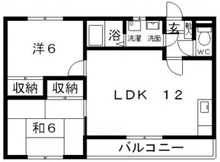 センターフィールドパートII【3階】の間取り
