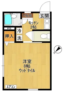 カーサN【1階】の間取り