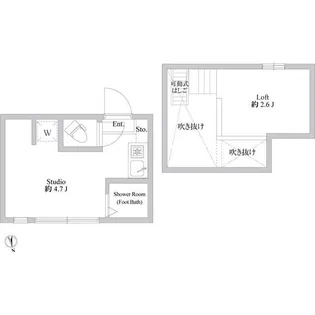 アーバンプレイス中野EAST【2階】の間取り