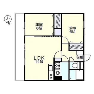 ソリアード【1階】の間取り