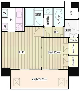 リバー&タワー【10階】の間取り