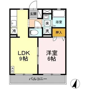 エスポアール 弐番館【1階】の間取り