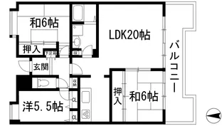 サンクレールヨシナガ【2階】の間取り