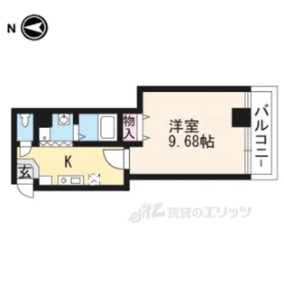 木屋町ビル【6階】の間取り