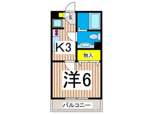 カ-サ高田2【1階】の間取り