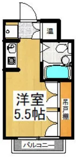 サニーハイム【5階】の間取り