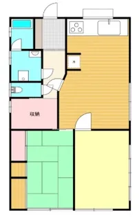 サニーハイツ【1階】の間取り