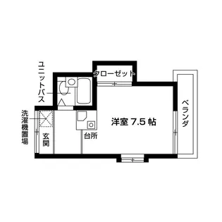 ドムス柿木I【1階】の間取り