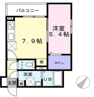 EIJU富士見台駅前【2階】の間取り