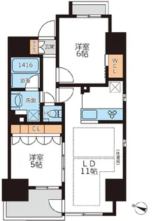 グランカーサ本駒込【12階】の間取り