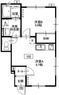 ピュアフォレストIII【1階】の間取り