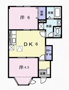 グレース後藤II【1階】の間取り