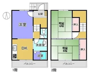神戸西壱番館ハウス Dの間取り