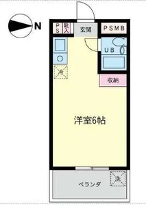 コンドレア綱島西【3階】の間取り