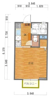 カーサ・パルト【1階】の間取り