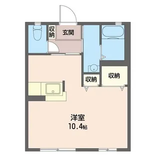 フローラ【1階】の間取り