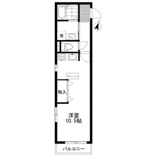 WHITE CLOUD【2階】の間取り