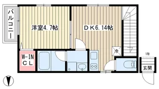 Belle Equipe【2階】の間取り