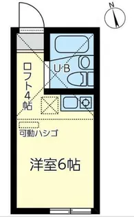 ユナイト東寺尾コモエスタ【2階】の間取り