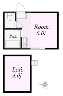 ユナイト上星川 ジーポップストリート【2階】の間取り