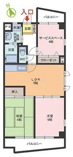 ライフステージタカマII【2階】の間取り