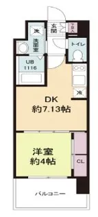 ヴィラ博丈昭和町【5階】の間取り