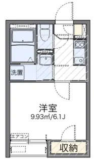 レオネクストカーサレフィナード【2階】の間取り