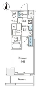 ラティエラ練馬【10階】の間取り