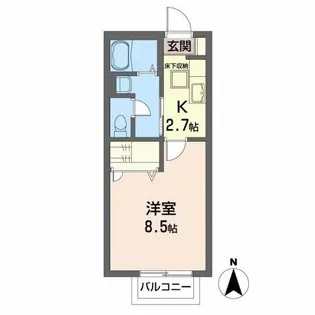 サンシャインSATO VI【1階】の間取り