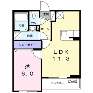 プリマヴェーラ和弘I【2階】の間取り