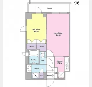 サイクラメント鷺宮【5階】の間取り