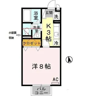 ふぁみーゆ【2階】の間取り