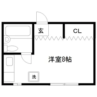 チェリーハイツ【1階】の間取り
