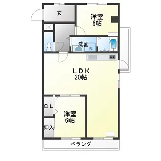 ファミール高針原【4階】の間取り