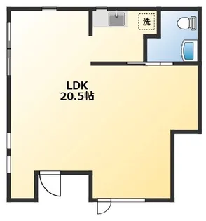 ハイツニュータウンB【1階】の間取り