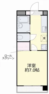 コスモクイーン矢坂I【4階】の間取り