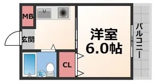 エルバハイツ【3階】の間取り