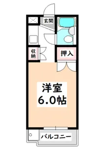 エステート池浦【2階】の間取り