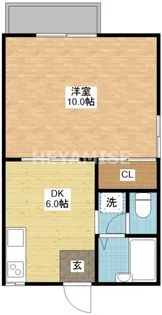 ハミング梁川【2階】の間取り