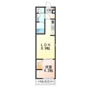 ALEGRIA垂水【2階】の間取り