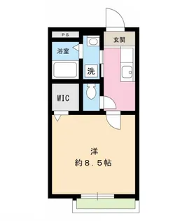 ソレアードSK【1階】の間取り