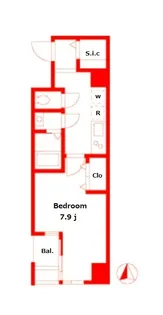 Radix 8K【5階】の間取り