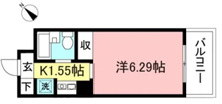 パレス登戸【1階】の間取り