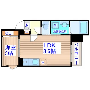 REGALEST卸町【1階】の間取り
